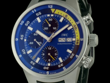 1-montre-iwc-cousteau-divers-chronographe-24986 montre de luxe d'occasion cresus